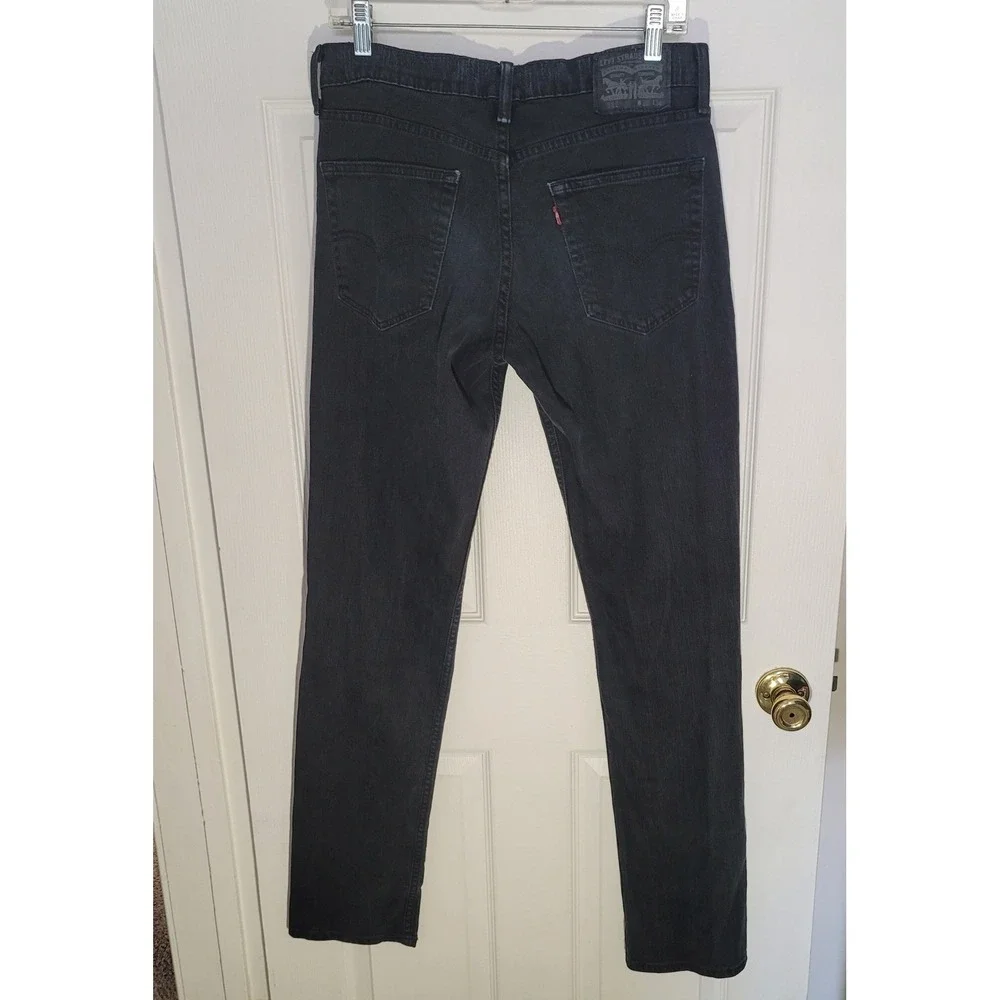 Levi's‎ 511 Slim Fit Jeans Mens 32x34 Dark Gray Charcoal Stretch Denim
